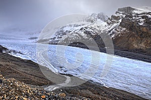 Athabasca glacier, Columbia Icefields, Jasper National Park, Alberta, Canada