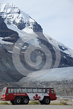 Athabasca Glacier and Ice Explorer
