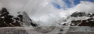 Athabasca glacier in Jasper National Park