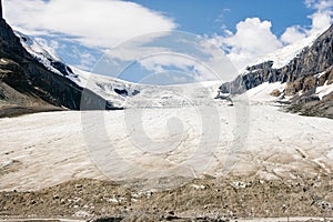 Athabasca Glacier Toe, Jasper National Park, Alberta, Canada