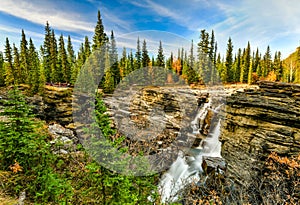 Athabasca waterfall Jasper National Park ,Canada