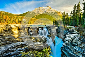 Athabasca waterfall  Jasper National Park ,Canada