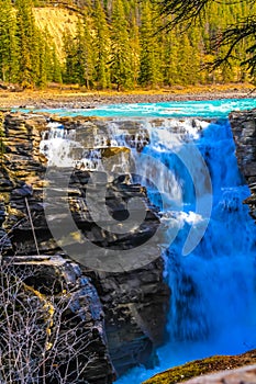 Athabaska Falls, Jasper National Park, Alberta, Canada photo