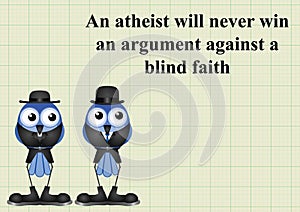 Atheism saying photo