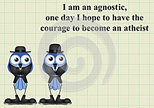 Atheism saying photo