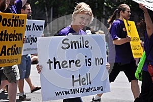 Atheist in a Parade