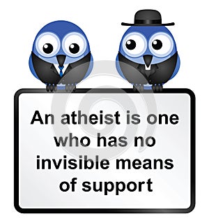 Atheist Sign photo