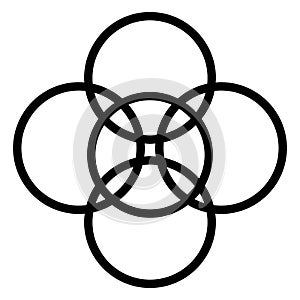 Atheist symbol Isolated Vector Icon which can easily modify or edit