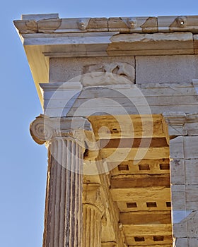 Athena Nike small temple, Athens Greece