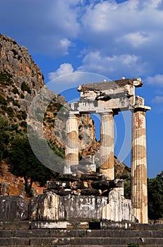 Athena Pronaia Sanctuary at Delphi, Greece