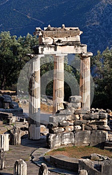 Athena Pronaia Sanctuary at Delphi, Greece