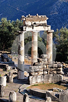 Athena Pronaia Sanctuary at Delphi, Greece