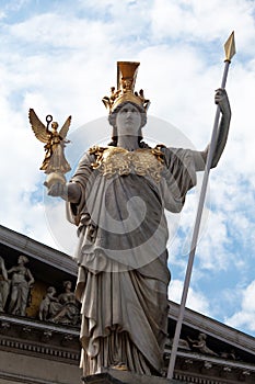 The Athena statue