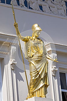 Athena Statue at the Athenaeum Club in London