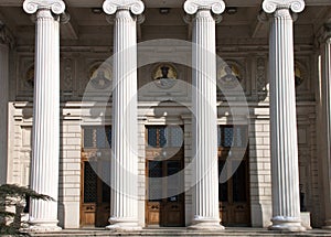 Athenaeum in Bucharest - RAW format photo