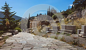 Athenian Treasury - Delphi - Greece