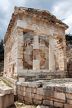 Athenians Treasury Delphi Greece photo