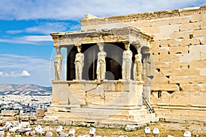 Athens Acropolis, The Erechtheum photo