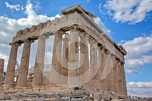 Athens Acropolis southeast side view