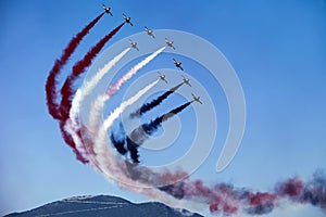 Athens air week flying show