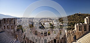 Athens city. View from Acropolis, Greece.