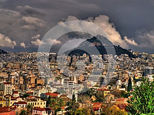 Athens city view from Acropolisn