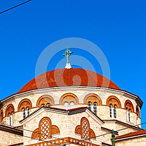 in athens cyclades greece old architecture and greek village t