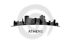 Athens, Georgia city skyline.