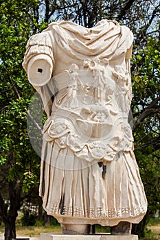 Statue of the Emperor Hadrian at the Athenian Agora