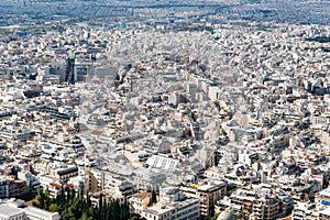 Athens, Greece. Dense living and architecture in the capital city