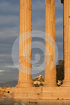 Athens, Greece - Erechtheum detail photo