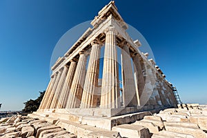 Athens, Greece - July 26, 2021: Panathenaic Stadium  or Kallimarmaro it is the only stadium in the world built entirely of marble