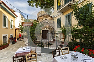 Plaka neighborhood in Athens.