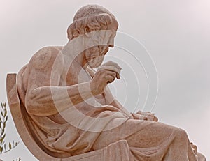 Athens Greece, Plato the ancient philosopher statue