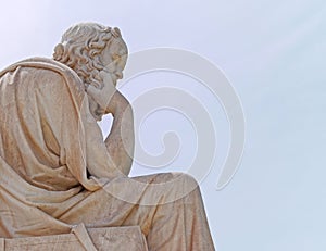 Athens Greece, Socrates the famous ancient Greek philosopher