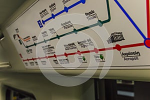 Athens metro station