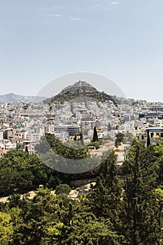 Athens and Mount Lycabettus