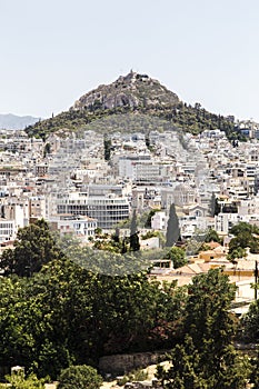 Athens and Mount Lycabettus