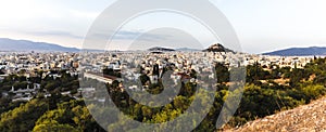 Athens and Mount Lycabettus