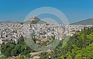 Athens and Mount Lycabettus, Greece 2