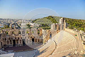 Athens. The Odeon of Herodes Atticus