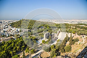 Athens. The Odeon of Herodes Atticus