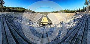 Athens - Panathenaic Stadium in a summer day Greece