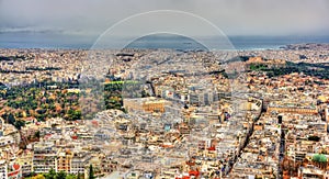 Athens with Parliament and Acropolis