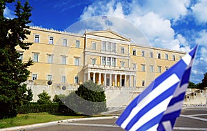 Athens, the parliament on Syntagma square