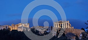 athens parthenon in the night greece tourist