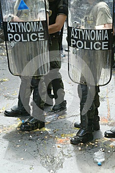 Athens Riots, students rally, 2006