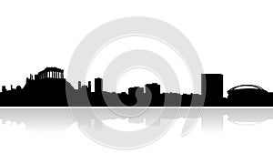 Athens skyline vector