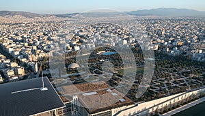 Athens Urban Retreat: Stavros Niarchos Park Aerial View