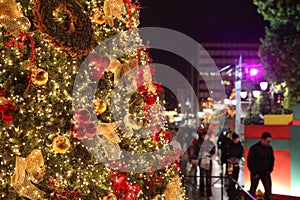 Athens xmas tree